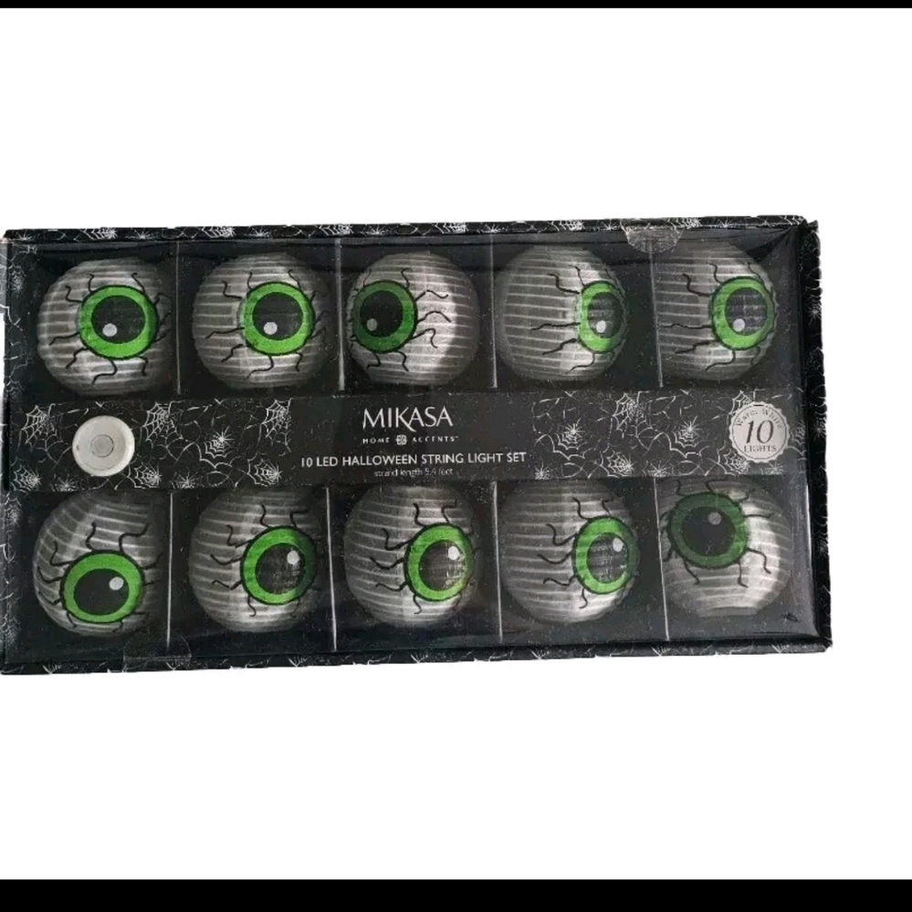 Halloween Eyeball Lantern LED String Lights NEW